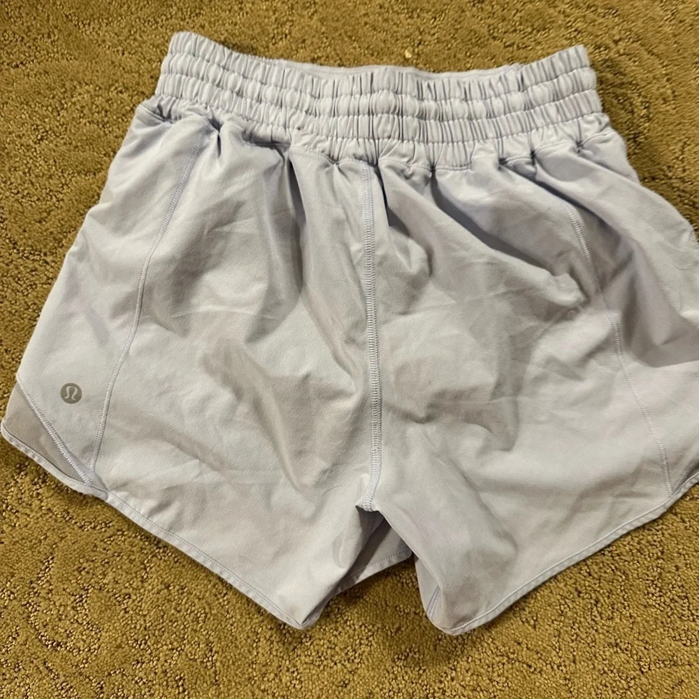 Lululemon Athletica Blue Athletic Shorts High-Waisted Design